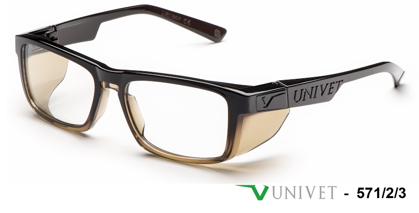 thumbnail image 2 of Univet Ladies Safety Glasses – Stylish Half Frame, Scratch Resistant, Made In Italy, MPN 506U.03.00.00 2 of 4