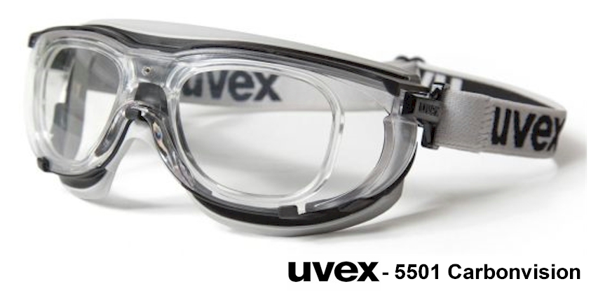 UVEX 5501 (Carbonvision)) with prescription insert